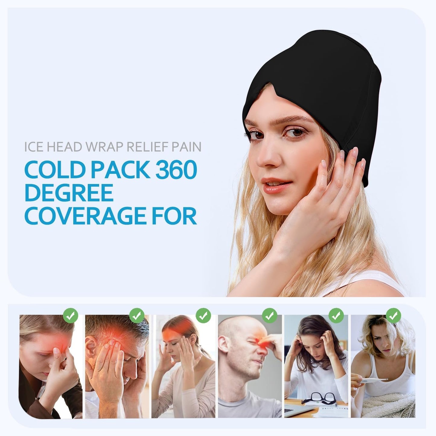 DualRelief Migraine Cap
